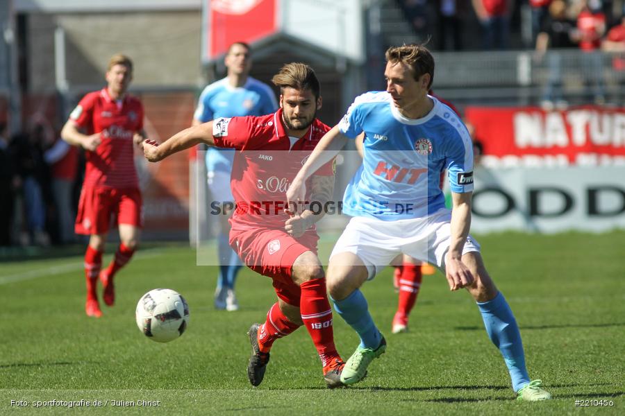 07.04.2018, Dallenberg, FLYERALARM Arena, 3. Liga, Fortuna Köln, FC Würzburger Kickers - Bild-ID: 2210456