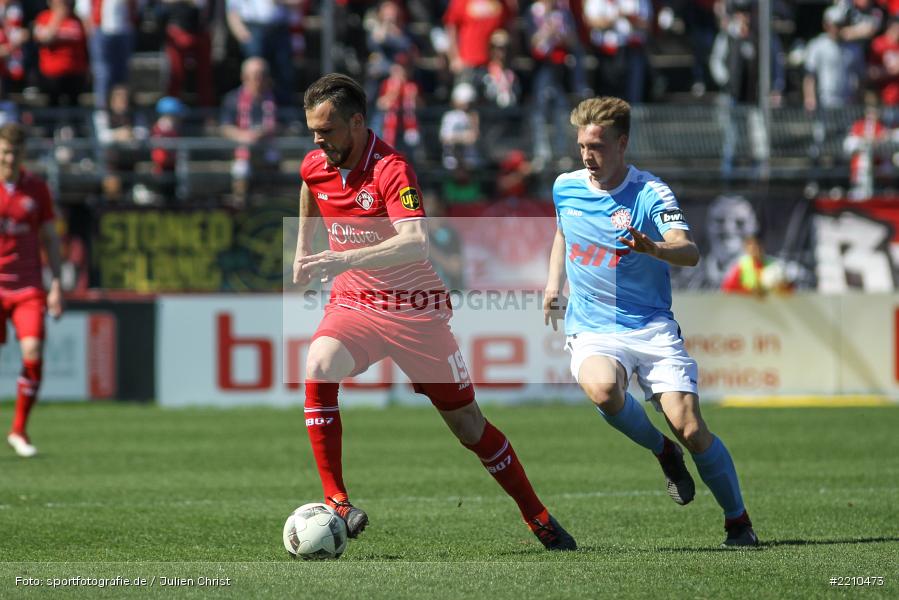 07.04.2018, Dallenberg, FLYERALARM Arena, 3. Liga, Fortuna Köln, FC Würzburger Kickers - Bild-ID: 2210473