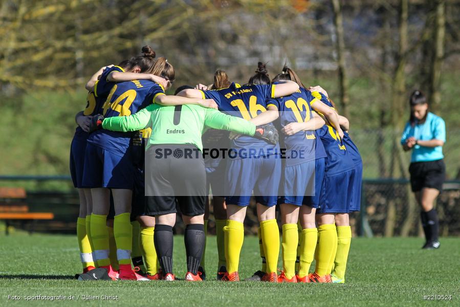 Mannschaftskreis, 07.04.2018, Landesliga Nordwest, SV Frensdorf, FC Karsbach - Bild-ID: 2210524