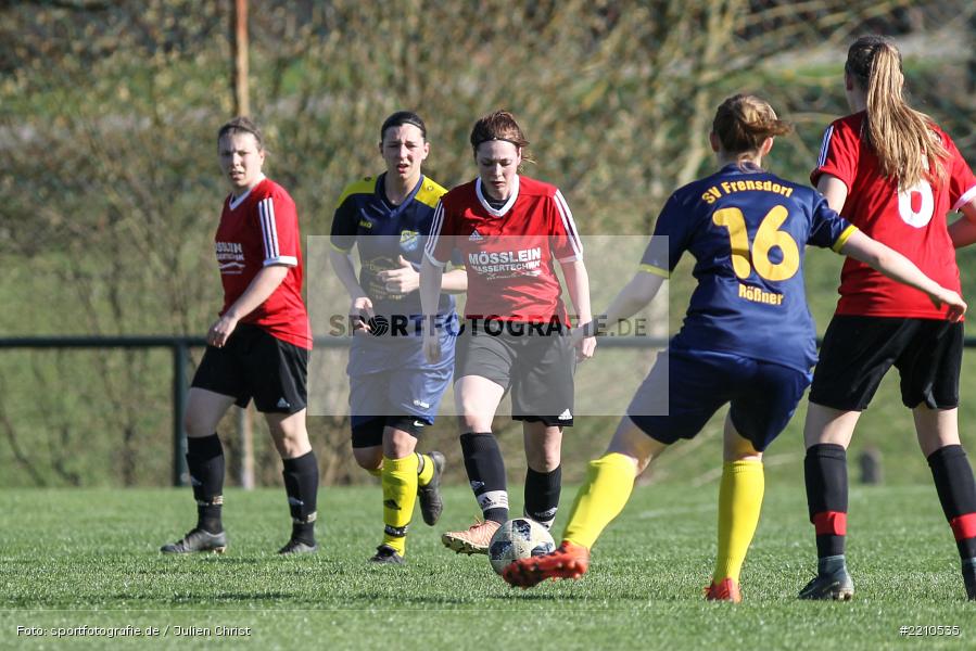 Angelina Müller, 07.04.2018, Landesliga Nordwest, SV Frensdorf, FC Karsbach - Bild-ID: 2210535