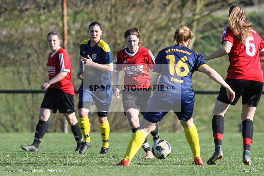Angelina Müller, 07.04.2018, Landesliga Nordwest, SV Frensdorf, FC Karsbach - Bild-ID: 2210536