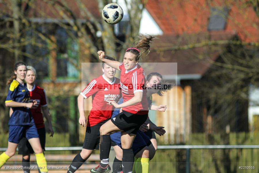 Verena Lechner, Annika Rehm, 07.04.2018, Landesliga Nordwest, SV Frensdorf, FC Karsbach - Bild-ID: 2210553