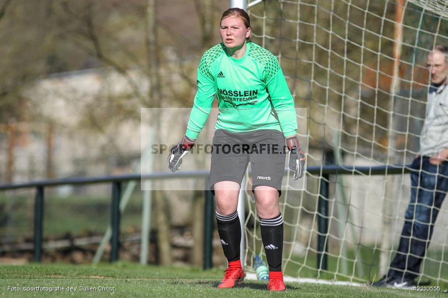 Melissa Mennig, 07.04.2018, Landesliga Nordwest, SV Frensdorf, FC Karsbach - Bild-ID: 2210555