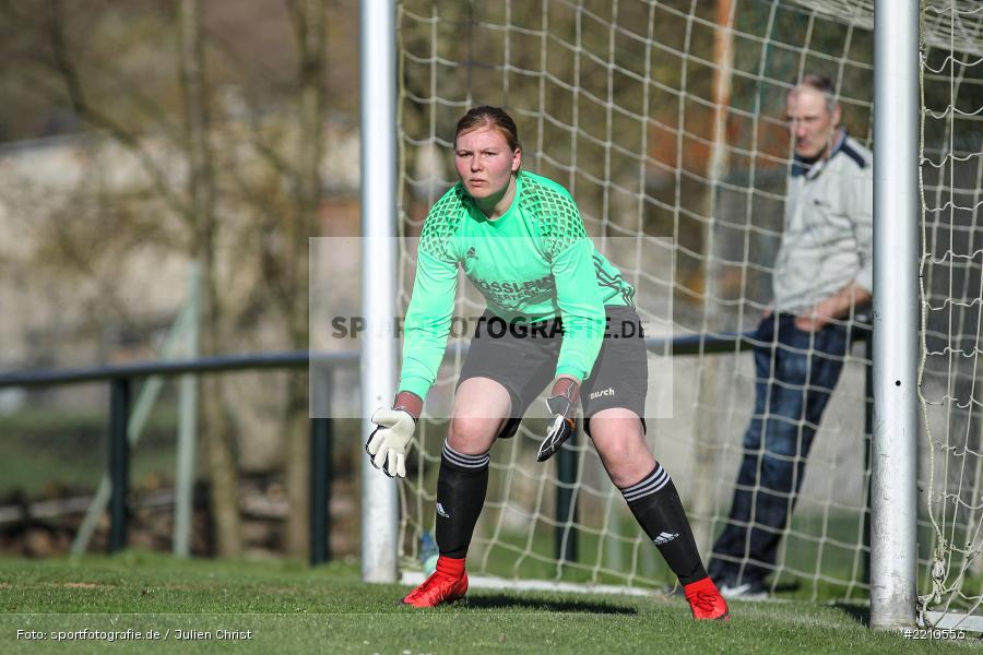 Melissa Mennig, 07.04.2018, Landesliga Nordwest, SV Frensdorf, FC Karsbach - Bild-ID: 2210556