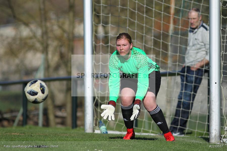 Melissa Mennig, 07.04.2018, Landesliga Nordwest, SV Frensdorf, FC Karsbach - Bild-ID: 2210557