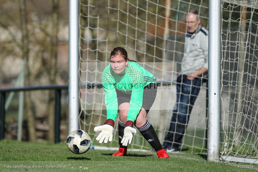 Melissa Mennig, 07.04.2018, Landesliga Nordwest, SV Frensdorf, FC Karsbach - Bild-ID: 2210558