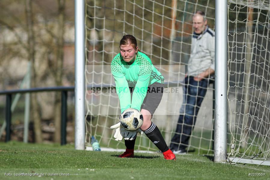 Melissa Mennig, 07.04.2018, Landesliga Nordwest, SV Frensdorf, FC Karsbach - Bild-ID: 2210559
