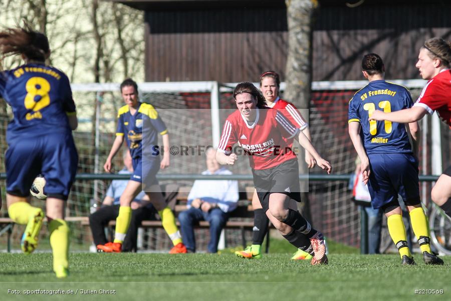 Angelina Müller, 07.04.2018, Landesliga Nordwest, SV Frensdorf, FC Karsbach - Bild-ID: 2210568