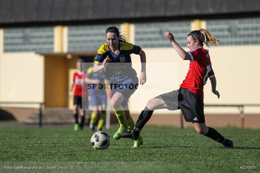 Sophia Burkard, Marsia Gath, 07.04.2018, Landesliga Nordwest, SV Frensdorf, FC Karsbach - Bild-ID: 2210575