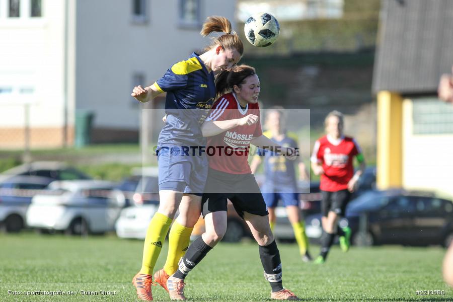 Angelina Müller, Julia Rößner, 07.04.2018, Landesliga Nordwest, SV Frensdorf, FC Karsbach - Bild-ID: 2210580