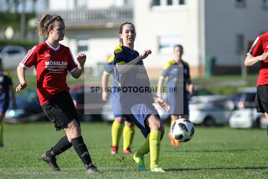 Marsia Gath, Sophia Burkard, 07.04.2018, Landesliga Nordwest, SV Frensdorf, FC Karsbach - Bild-ID: 2210587