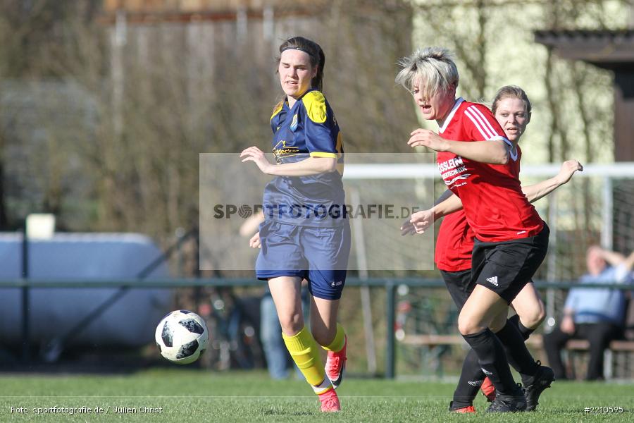 Delia Brandenstein, Katharina Kupfer, 07.04.2018, Landesliga Nordwest, SV Frensdorf, FC Karsbach - Bild-ID: 2210595