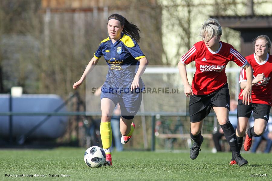 Delia Brandenstein, Katharina Kupfer, 07.04.2018, Landesliga Nordwest, SV Frensdorf, FC Karsbach - Bild-ID: 2210598