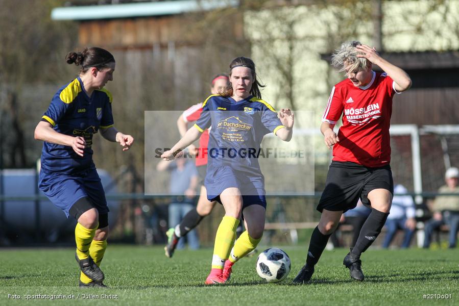 Delia Brandenstein, Katharina Kupfer, 07.04.2018, Landesliga Nordwest, SV Frensdorf, FC Karsbach - Bild-ID: 2210601
