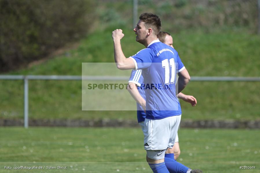 Maximilian Franz, 08.04.2018, Kreisklasse Würzburg, FV Wernfeld/Adelsberg, FV Fatihspor Karlstadt - Bild-ID: 2210619