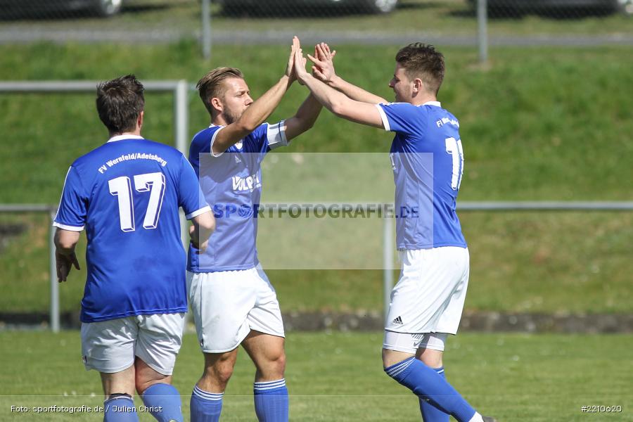 Maximilian Franz, 08.04.2018, Kreisklasse Würzburg, FV Wernfeld/Adelsberg, FV Fatihspor Karlstadt - Bild-ID: 2210620