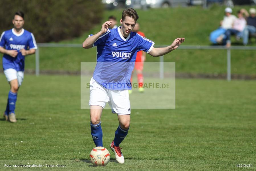 Jonas Schmitt, 08.04.2018, Kreisklasse Würzburg, FV Wernfeld/Adelsberg, FV Fatihspor Karlstadt - Bild-ID: 2210631