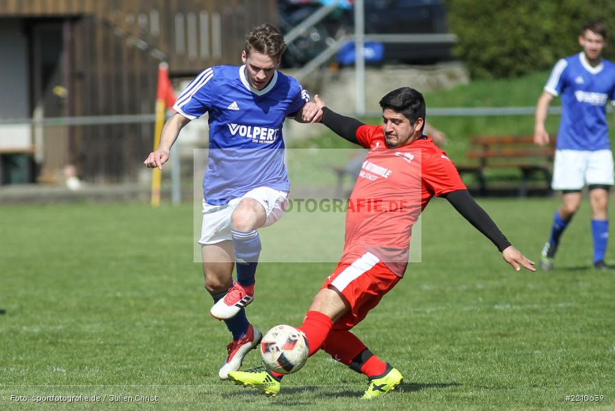 Jonas Schmitt, 08.04.2018, Kreisklasse Würzburg, FV Wernfeld/Adelsberg, FV Fatihspor Karlstadt - Bild-ID: 2210639