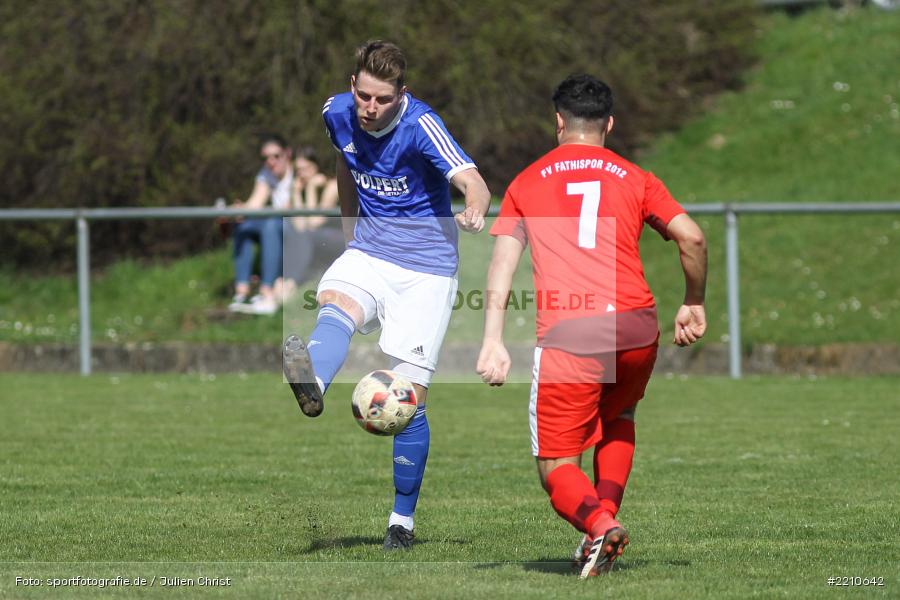 Koray Ulusoy, Maximilian Franz, 08.04.2018, Kreisklasse Würzburg, FV Wernfeld/Adelsberg, FV Fatihspor Karlstadt - Bild-ID: 2210642