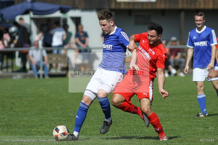 Koray Ulusoy, Maximilian Franz, 08.04.2018, Kreisklasse Würzburg, FV Wernfeld/Adelsberg, FV Fatihspor Karlstadt - Bild-ID: 2210644