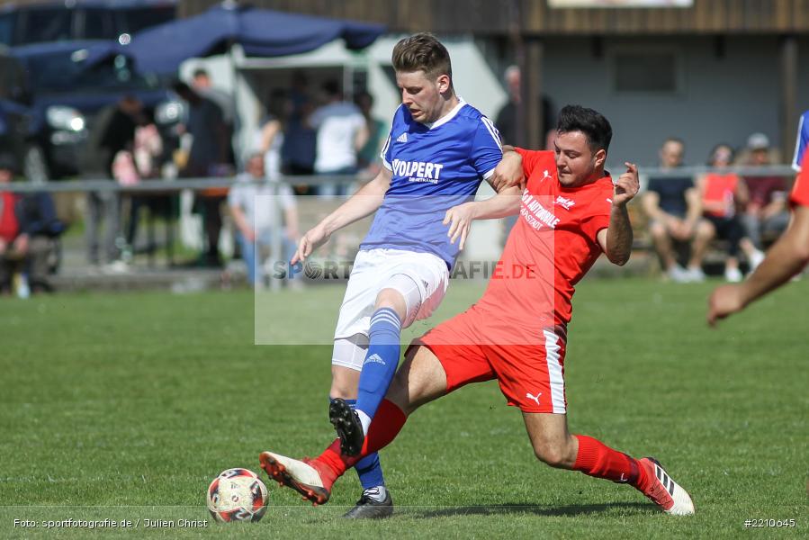 Koray Ulusoy, Maximilian Franz, 08.04.2018, Kreisklasse Würzburg, FV Wernfeld/Adelsberg, FV Fatihspor Karlstadt - Bild-ID: 2210645