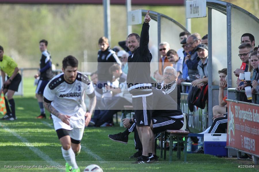 Patrick Sträßer, 14.04.2018, Landesliga Nordwest, TuS Feuchtwangen, TSV Karlburg - Bild-ID: 2210654