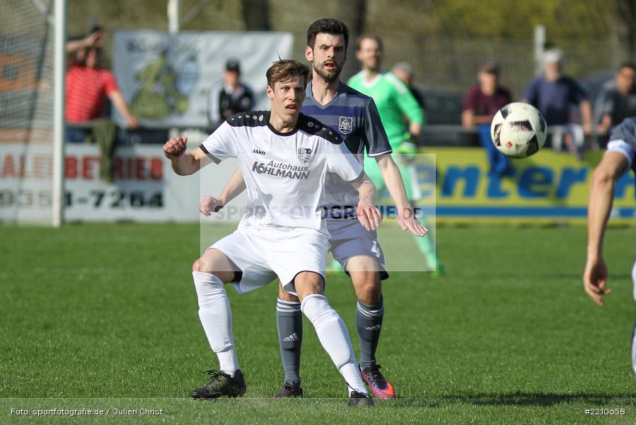 David Machau, Sebastian Arold, 14.04.2018, Landesliga Nordwest, TuS Feuchtwangen, TSV Karlburg - Bild-ID: 2210658