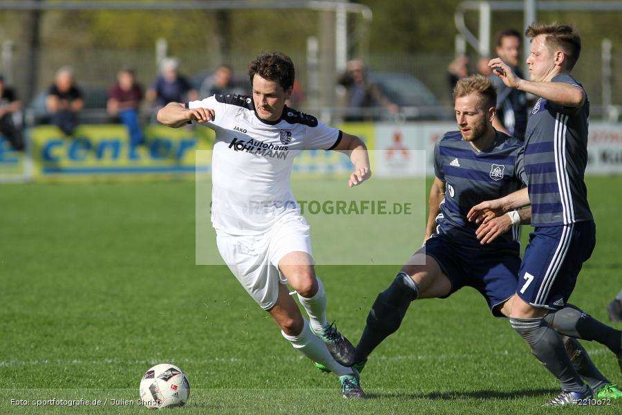 Steven Bartels, Tobias Wießmann, 14.04.2018, Landesliga Nordwest, TuS Feuchtwangen, TSV Karlburg - Bild-ID: 2210672