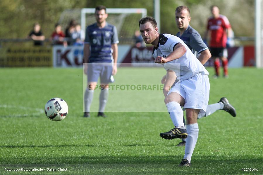 Maurice Kübert, 14.04.2018, Landesliga Nordwest, TuS Feuchtwangen, TSV Karlburg - Bild-ID: 2210696
