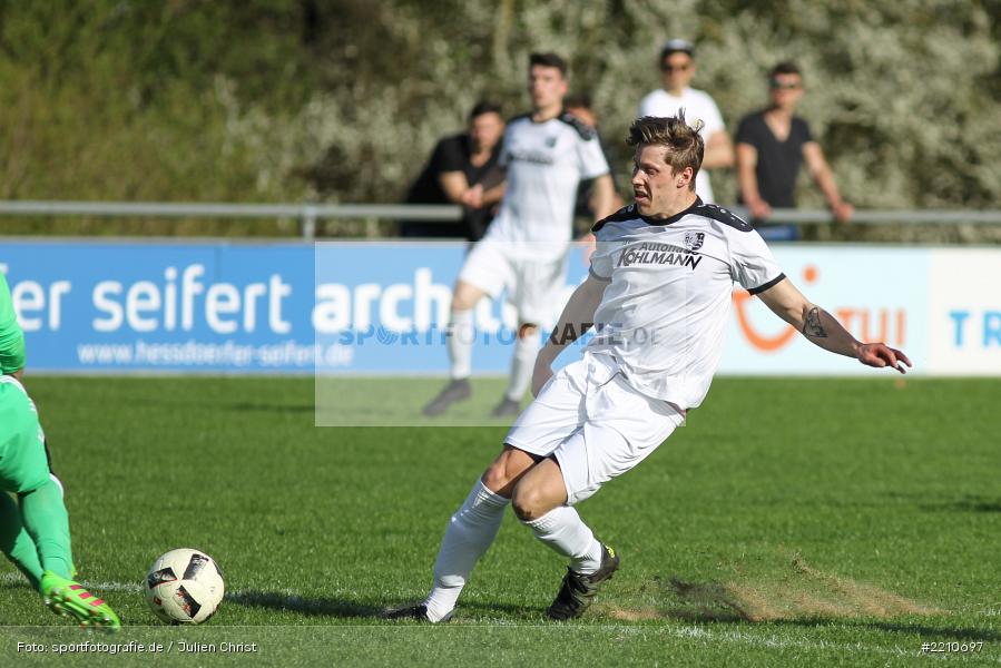 David Machau, 14.04.2018, Landesliga Nordwest, TuS Feuchtwangen, TSV Karlburg - Bild-ID: 2210697