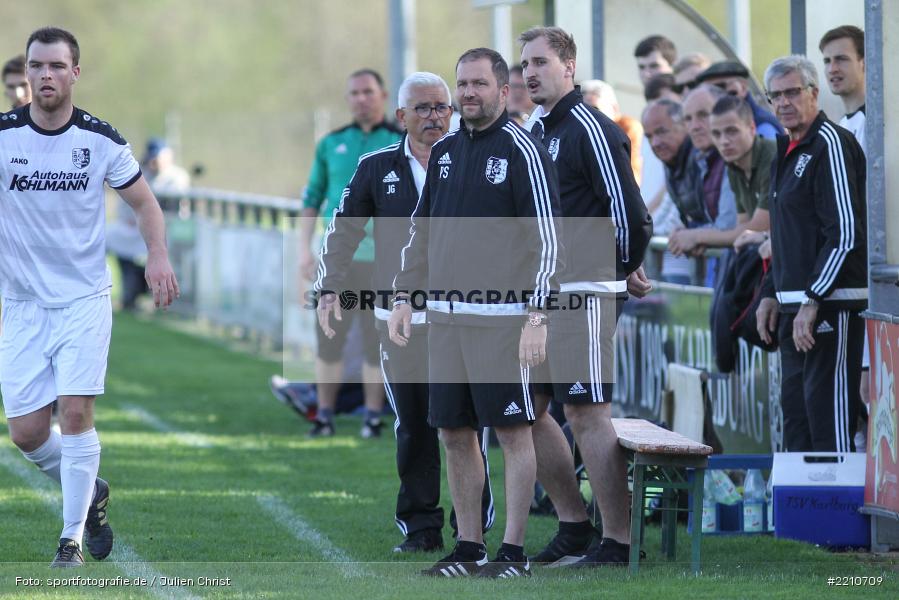 Patrick Sträßer, 14.04.2018, Landesliga Nordwest, TuS Feuchtwangen, TSV Karlburg - Bild-ID: 2210709