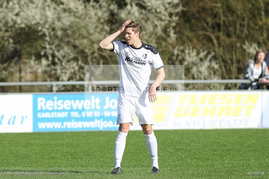 David Machau, 14.04.2018, Landesliga Nordwest, TuS Feuchtwangen, TSV Karlburg - Bild-ID: 2210718