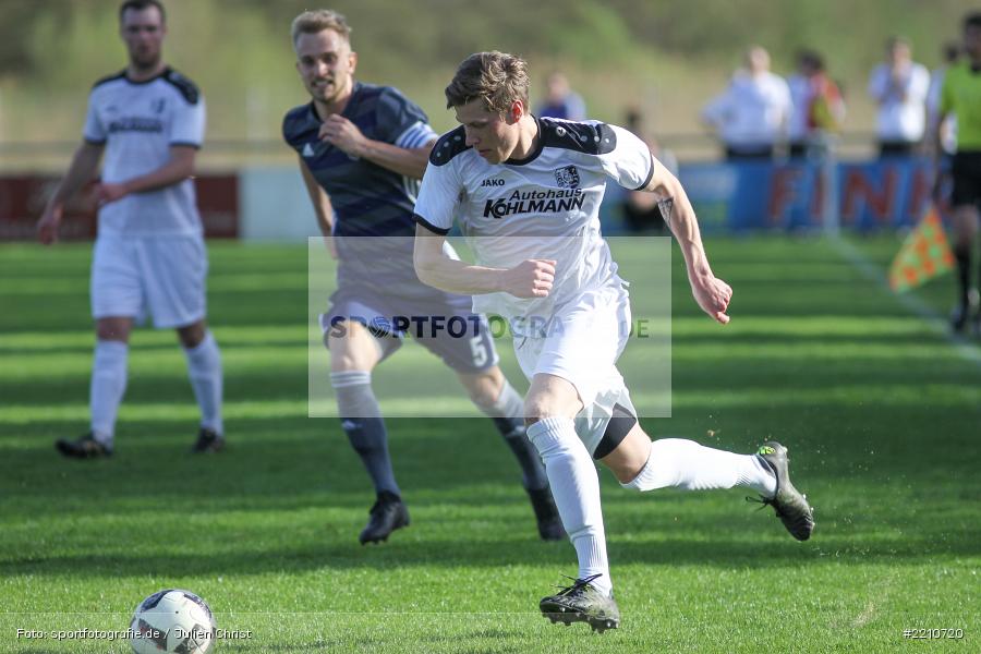Fabian Häffner, David Machau, 14.04.2018, Landesliga Nordwest, TuS Feuchtwangen, TSV Karlburg - Bild-ID: 2210720