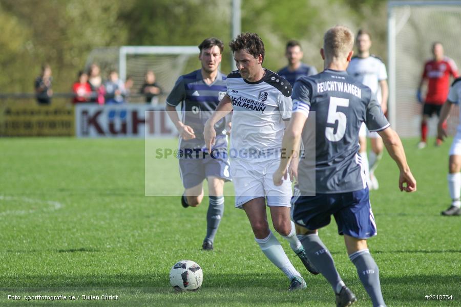 Tobias Wießmann, 14.04.2018, Landesliga Nordwest, TuS Feuchtwangen, TSV Karlburg - Bild-ID: 2210734