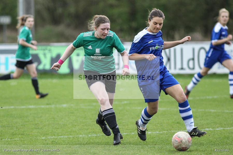Lisa Steinbach, Ann-Kathrin Krauß, 14.04.2018, Kreisliga Frauen, MSV Modlos, FV Karlstadt - Bild-ID: 2210742 Lisa Steinbach, Ann-Kathrin Krauß, 14.04.2018, Kreisliga Frauen, MSV Modlos, FV Karlstadt - Bild-ID: 2210742