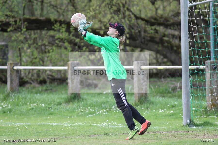 Melissa Saam, 14.04.2018, Kreisliga Frauen, MSV Modlos, FV Karlstadt - Bild-ID: 2210746