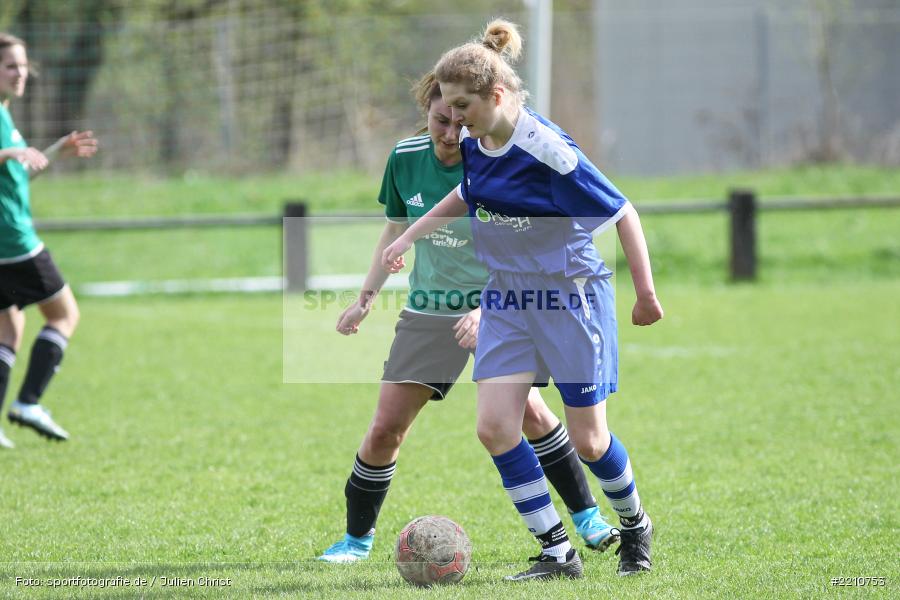 Ina Maisler, Katharina Heinz, 14.04.2018, Kreisliga Frauen, MSV Modlos, FV Karlstadt - Bild-ID: 2210753