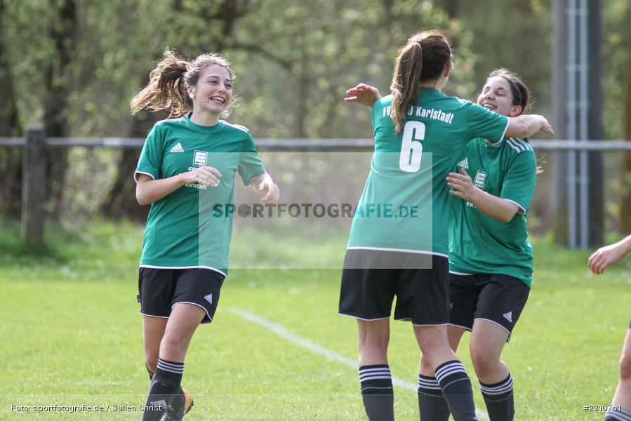 Franziska Hartmann, Ina Maisler, Julia Vogel, 14.04.2018, Kreisliga Frauen, MSV Modlos, FV Karlstadt - Bild-ID: 2210761 Franziska Hartmann, Ina Maisler, Julia Vogel, 14.04.2018, Kreisliga Frauen, MSV Modlos, FV Karlstadt - Bild-ID: 2210761