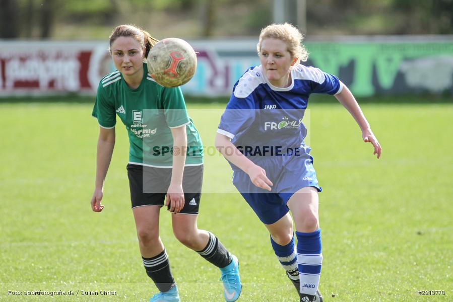 Katharina Heinz, Ina Maisler, 14.04.2018, Kreisliga Frauen, MSV Modlos, FV Karlstadt - Bild-ID: 2210770