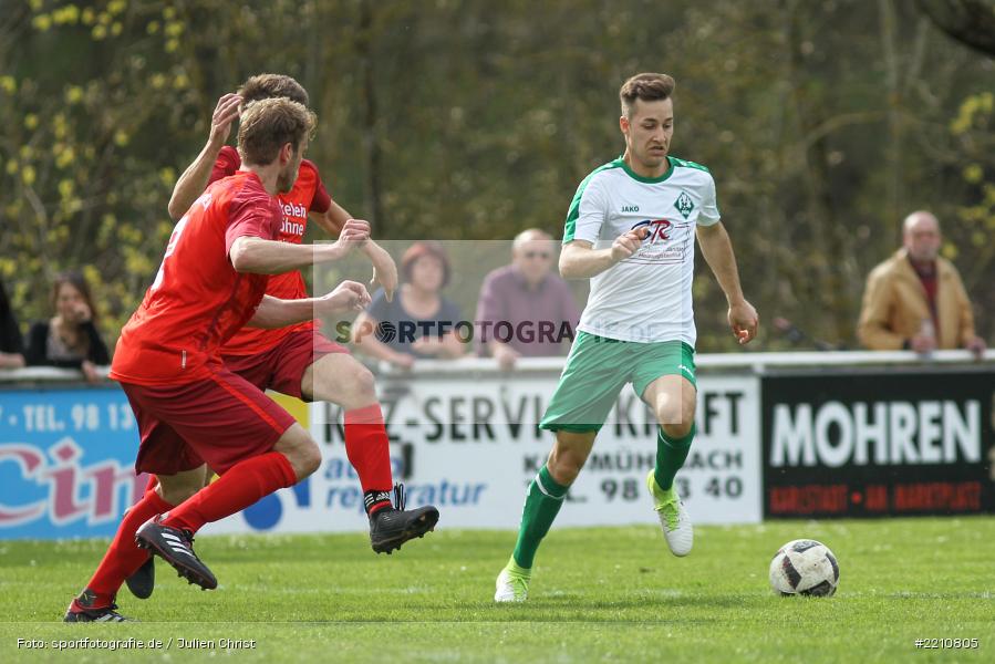 Michael Winkler, 15.04.2018, Bezirksliga West, TSV Uettingen, FV Karlstadt - Bild-ID: 2210805 Michael Winkler, 15.04.2018, Bezirksliga West, TSV Uettingen, FV Karlstadt - Bild-ID: 2210805