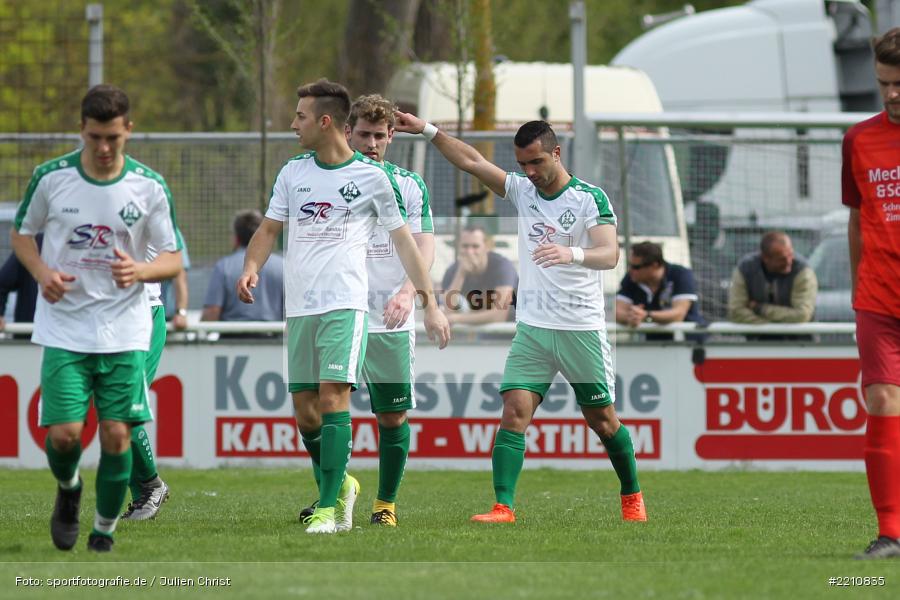 Johan Brahimi, 15.04.2018, Bezirksliga West, TSV Uettingen, FV Karlstadt - Bild-ID: 2210835