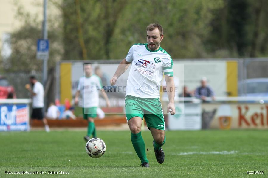 Benjamin Eichelmann, 15.04.2018, Bezirksliga West, TSV Uettingen, FV Karlstadt - Bild-ID: 2210855 Benjamin Eichelmann, 15.04.2018, Bezirksliga West, TSV Uettingen, FV Karlstadt - Bild-ID: 2210855