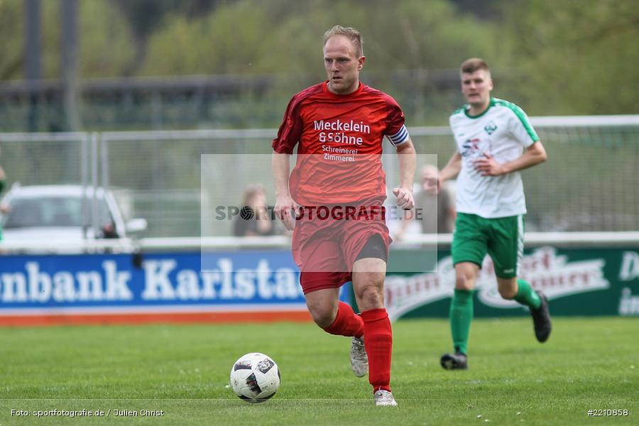 Lukas Weimer, 15.04.2018, Bezirksliga West, TSV Uettingen, FV Karlstadt - Bild-ID: 2210858