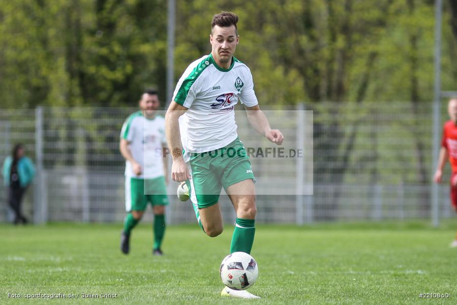 Michael Winkler, 15.04.2018, Bezirksliga West, TSV Uettingen, FV Karlstadt - Bild-ID: 2210860