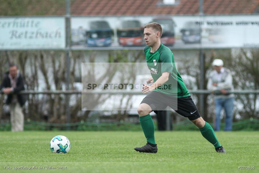 Lukas Gößwein, 15.04.2018, Kreisliga Würzburg, FV Steinfeld / Hausen-Rohrbach, TSV Retzbach - Bild-ID: 2210865