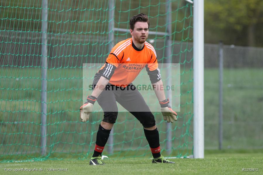 Simon Burkart, 15.04.2018, Kreisliga Würzburg, FV Steinfeld / Hausen-Rohrbach, TSV Retzbach - Bild-ID: 2210872