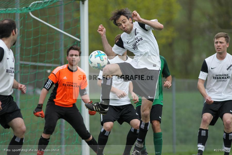 Florian Dörr, 15.04.2018, Kreisliga Würzburg, FV Steinfeld / Hausen-Rohrbach, TSV Retzbach - Bild-ID: 2210875