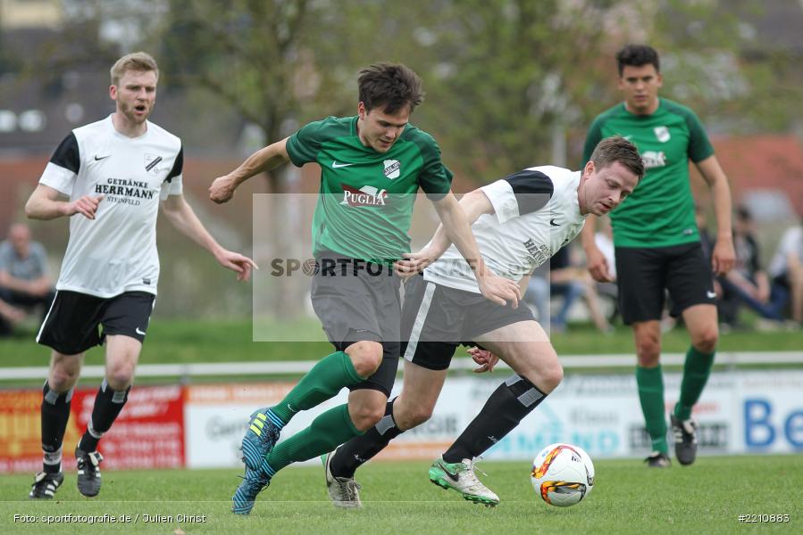 Andreas Köhler, Mike Aull, 15.04.2018, Kreisliga Würzburg, FV Steinfeld / Hausen-Rohrbach, TSV Retzbach - Bild-ID: 2210883 Andreas Köhler, Mike Aull, 15.04.2018, Kreisliga Würzburg, FV Steinfeld / Hausen-Rohrbach, TSV Retzbach - Bild-ID: 2210883