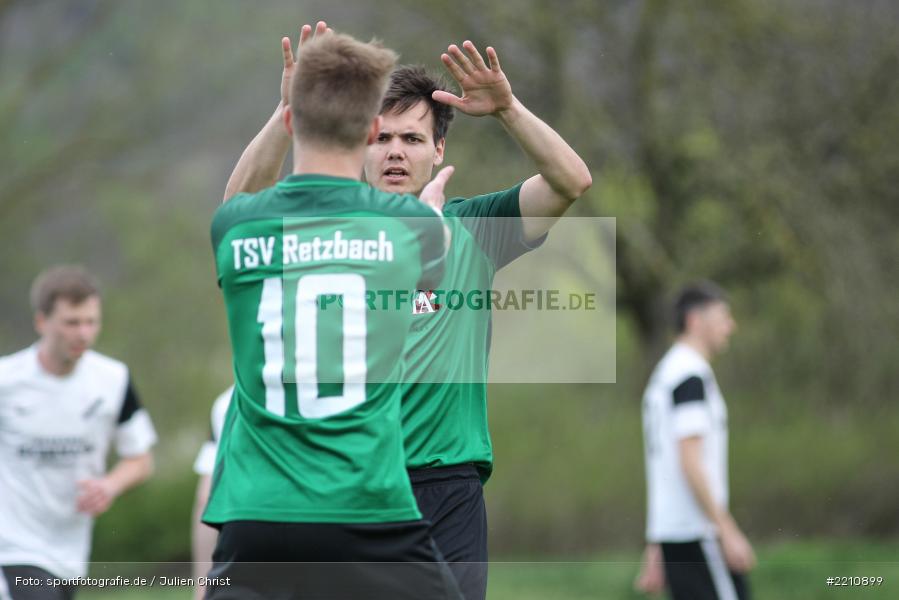 Philipp Gößwein, Andreas Köhler, 15.04.2018, Kreisliga Würzburg, FV Steinfeld / Hausen-Rohrbach, TSV Retzbach - Bild-ID: 2210899 Philipp Gößwein, Andreas Köhler, 15.04.2018, Kreisliga Würzburg, FV Steinfeld / Hausen-Rohrbach, TSV Retzbach - Bild-ID: 2210899