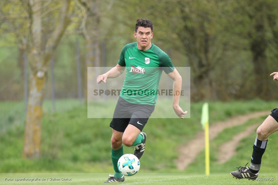 Nicolai Zull, 15.04.2018, Kreisliga Würzburg, FV Steinfeld / Hausen-Rohrbach, TSV Retzbach - Bild-ID: 2210905